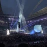 The Weeknd performing at Wembley Stadium during the After Hours Til Dawn Tour