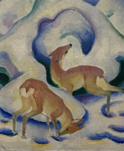 Franz-Marc-Deer-in-the-snow-2-expressionist-tatemodern