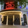 Entrance to Cabaret at the Kit Kat Club in London