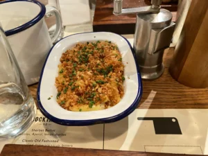 Truffled Macaroni Cheese side dish at Flat Iron Southbank