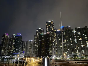 Busan night cruise