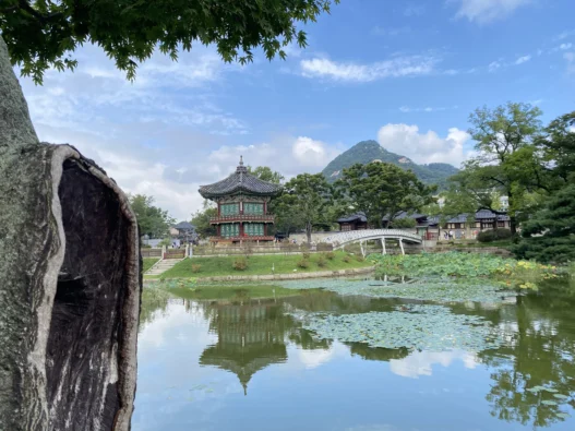 Palace garden Gyeongbokgung palace