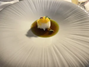 Opening course from the Tribute tasting menu at IN Diferente Porto