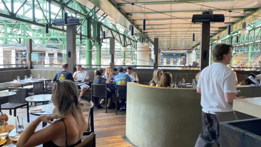 Oma restaurant Borough Market terrace
