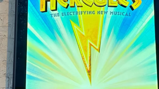 Disney’s Hercules musical poster at Theatre Royal Drury Lane