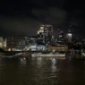 City of Londonskyline at night from London Bridge