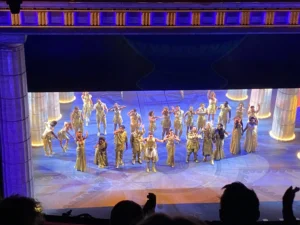 * Curtain call for Disney's Hercules at Theatre Royal Drury Lane