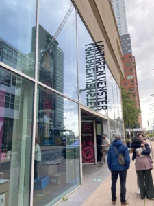 Entrance to LantarenVenster cinema in Rotterdam