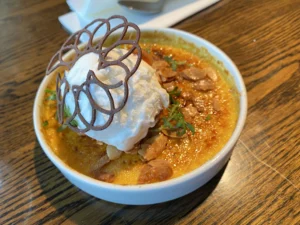 Mango crème brûlée at Lake House Rotterdam